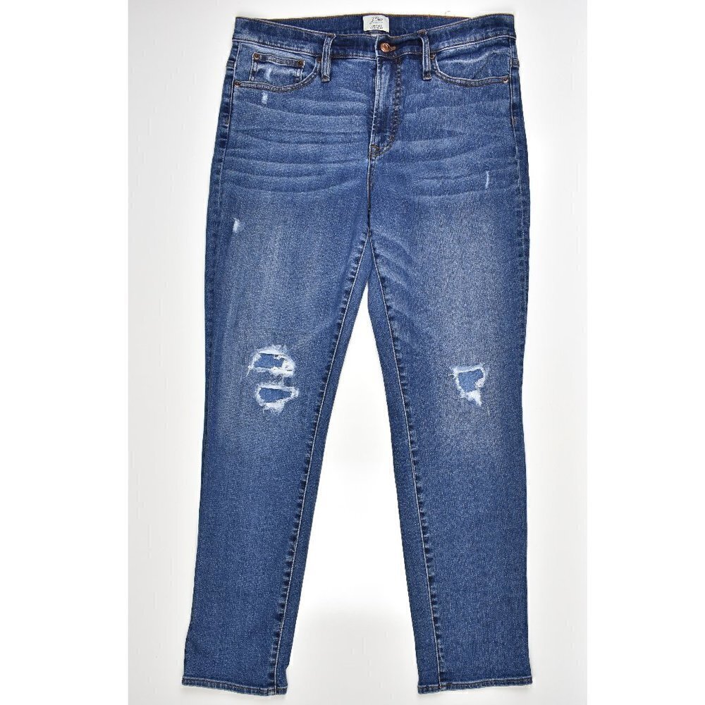 J. Crew Vintage Straight Distressed Jeans 32 Tall